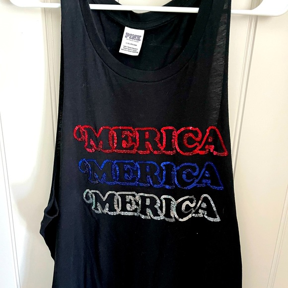 Merica PINK Tank Top - Picture 1 of 5